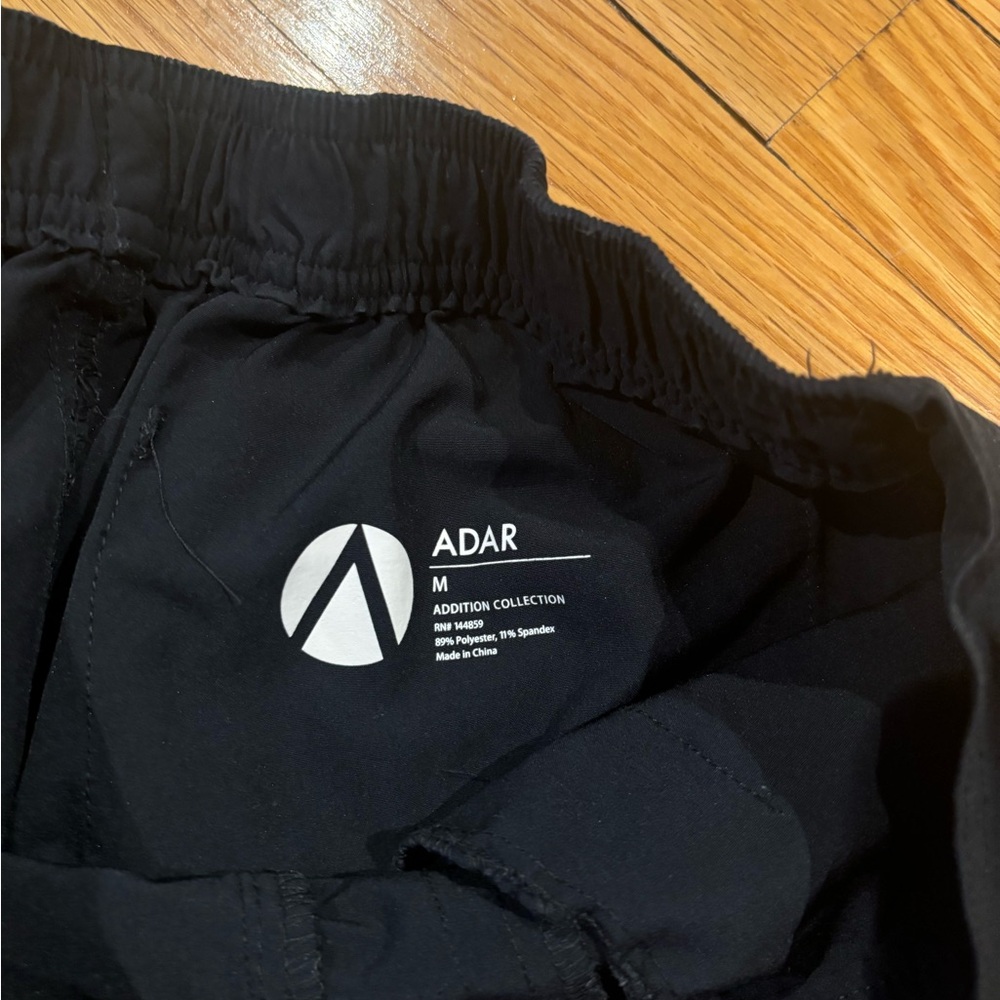 Adar Black Scrub Pants